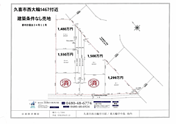 久喜市西大輪字川原　全６区画