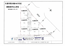 久喜市西大輪字川原　全６区画