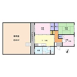 フラワリー霞ヶ関　1号棟　1階 106