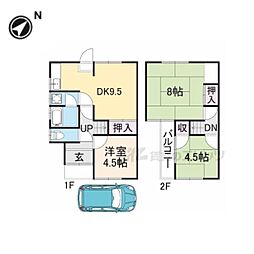 南丹市八木町八木西町裏の一戸建て