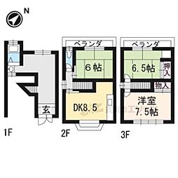 京都市北区大北山原谷乾町の一戸建て