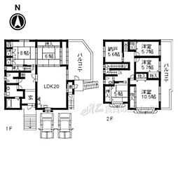 京都市西京区松室荒堀町の一戸建て