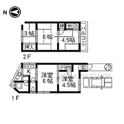 京都市右京区太秦多薮町の一戸建て