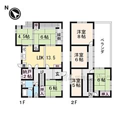 草津市笠山2丁目の一戸建て