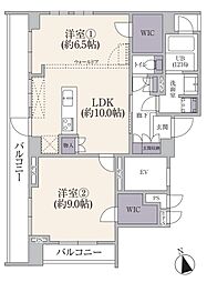 角部屋「アデッソ新宿若松町」