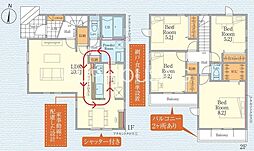 厚木市妻田北3丁目 新築全1棟　3期-1号棟