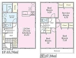 厚木市妻田東第24　新築全2棟-1号棟