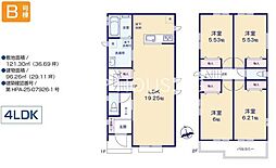 相模原市南区西大沼3丁目 新築全2棟-B号棟