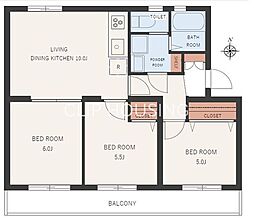 上土棚団地8号棟