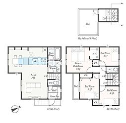 厚木市金田　新築全3棟　第2-1号棟