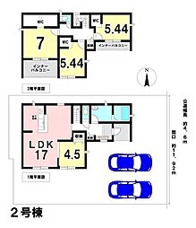 岐阜市琴塚4丁目 新築戸建 2号棟 最寄 高田橋駅