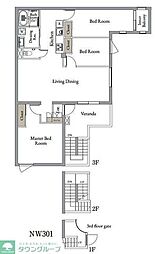 ベルメゾン中村橋ノース　NW 301