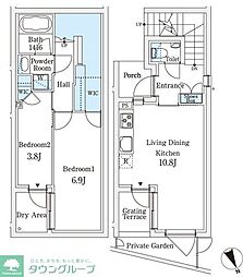 目黒区三田２丁目の一戸建て