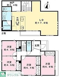 世田谷区奥沢２丁目の一戸建て