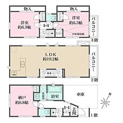 世田谷区若林1丁目の一戸建て