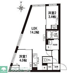 品川区旗の台２丁目