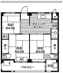 ビレッジハウス愛生1号棟 (202号室) 202