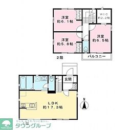 ネクスト横田　10パーセルズ　Ｆ棟 F