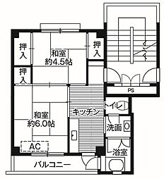 ビレッジハウス君津4号棟 (301号室) 301