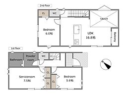 馬場1丁目　新築2階建て全3棟