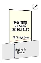 売土地　枚方市杉山手三丁目