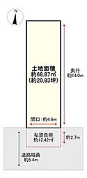 売土地　寝屋川市明和一丁目