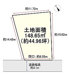売土地　交野市倉治六丁目
