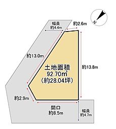 売土地　枚方市杉山手三丁目