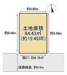 売土地　枚方市野村北町