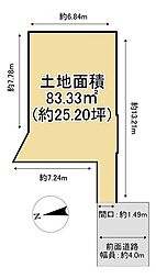 売土地 枚方市星丘二丁目