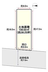 売土地　枚方市津田東町三丁目