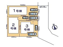 千葉市若葉区みつわ台4丁目　24−1期　新築一戸建て　全3棟　5課