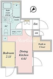 ライブフラット門前仲町（旧グローリオシェルト門前仲町II） 401