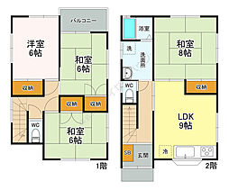 広島市安佐南区中筋２丁目の一戸建て