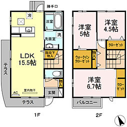 広島市東区牛田新町１丁目の一戸建て