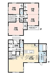 糟屋郡須恵町　E2号棟　アスミール須恵の杜　新築戸建