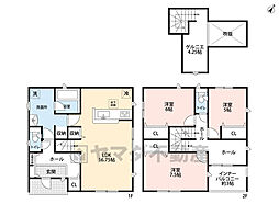 大野城市紫台第3　4号棟　新築戸建