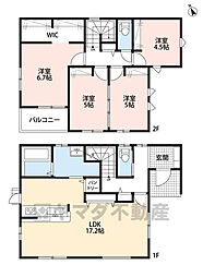 大野城市南ヶ丘6丁目3期　4号棟　新築戸建