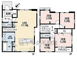 大野城市乙金東1丁目2期　1号棟　新築戸建