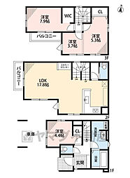 大野城市中央1期 3号棟 新築戸建
