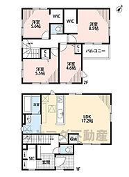 大野城市筒井1期　2号棟　新築戸建