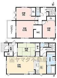 糟屋郡宇美町宇美中央1丁目4期　2号棟　新築戸建
