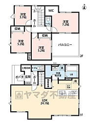 大野城市南ヶ丘3期　2号棟　新築戸建