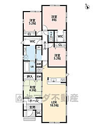 粕屋町酒殿2丁目1期　2号棟　新築戸建