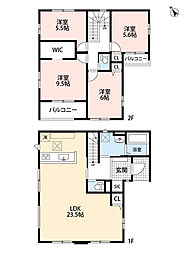 糟屋郡粕屋町内橋東3期 1号棟 新築戸建