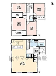 糟屋郡粕屋町内橋東3期　1号棟　新築戸建