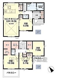 糟屋郡粕屋町内橋東3期　2号棟　新築戸建