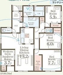 糟屋郡粕屋町甲仲原1丁目　新築戸建