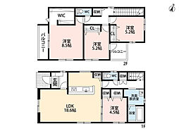 糟屋郡篠栗町庄4丁目1期　2号棟　新築戸建
