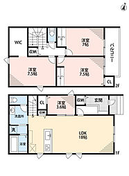 田川郡福智町赤池　18号棟　新築戸建